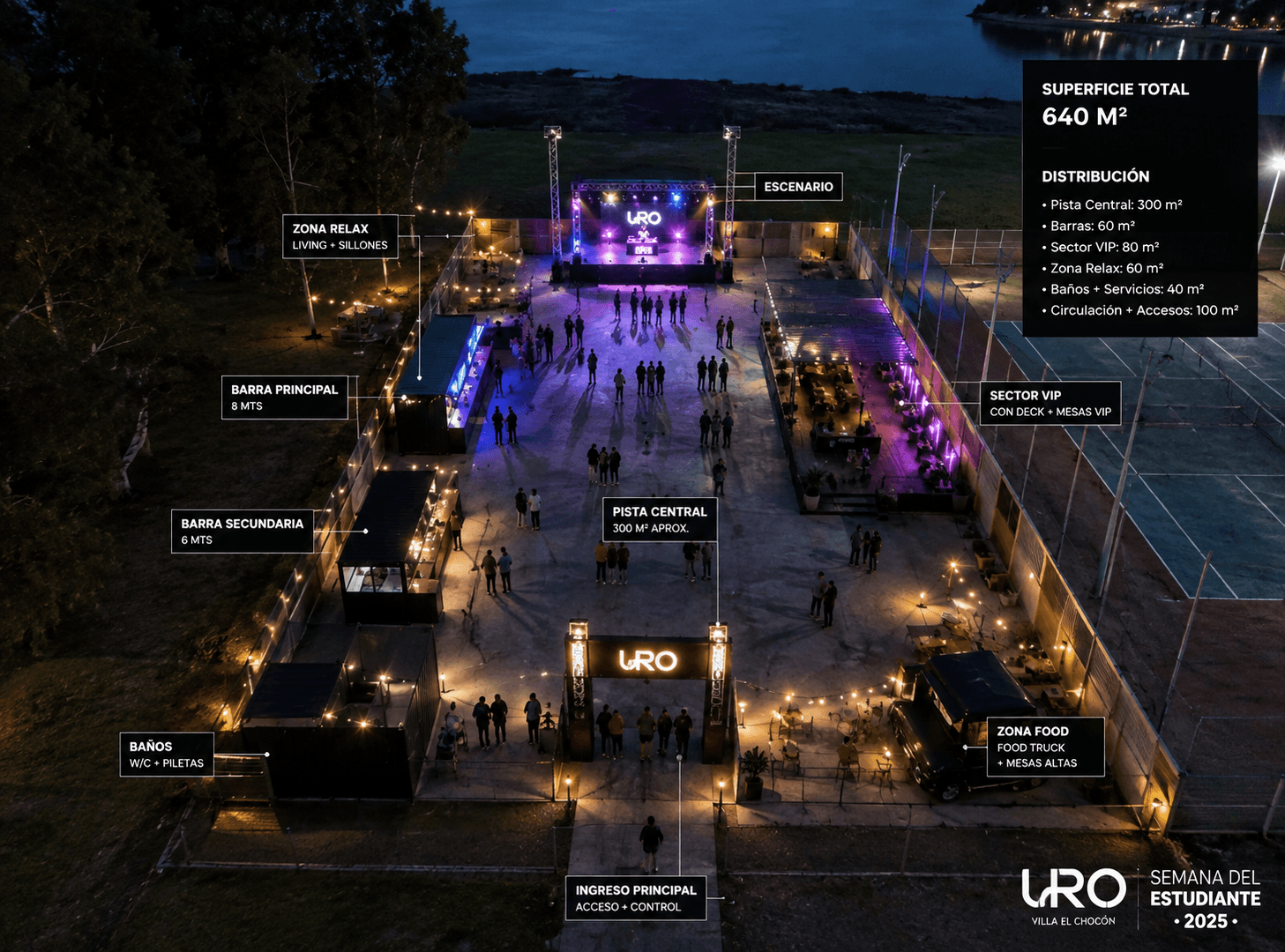 Mapa del evento